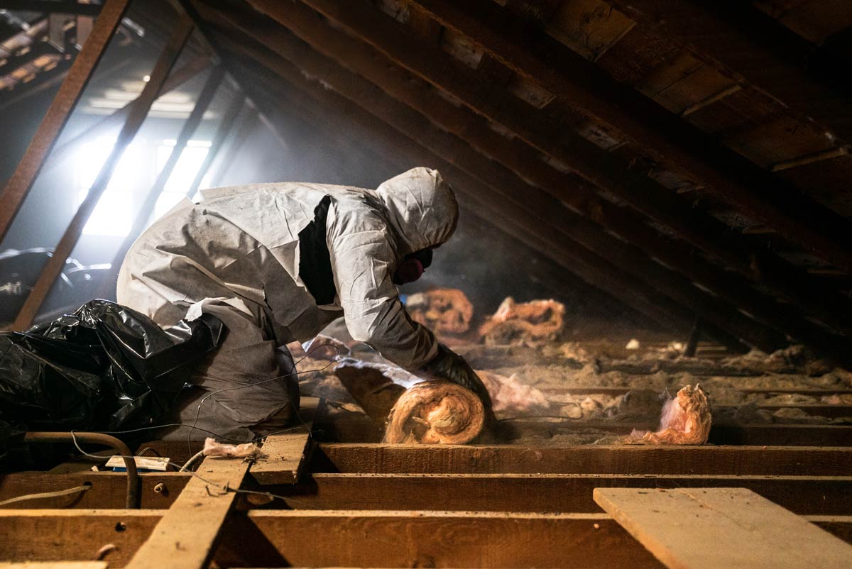 Corinth insulation removal Attic Construction
